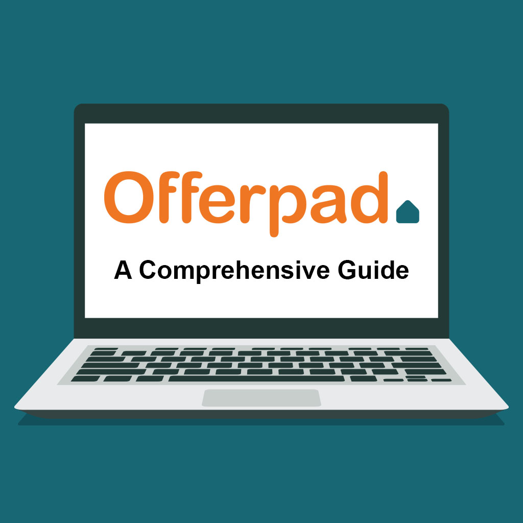 Illustrated laptop with text Offerpad a Comprehensive Guide