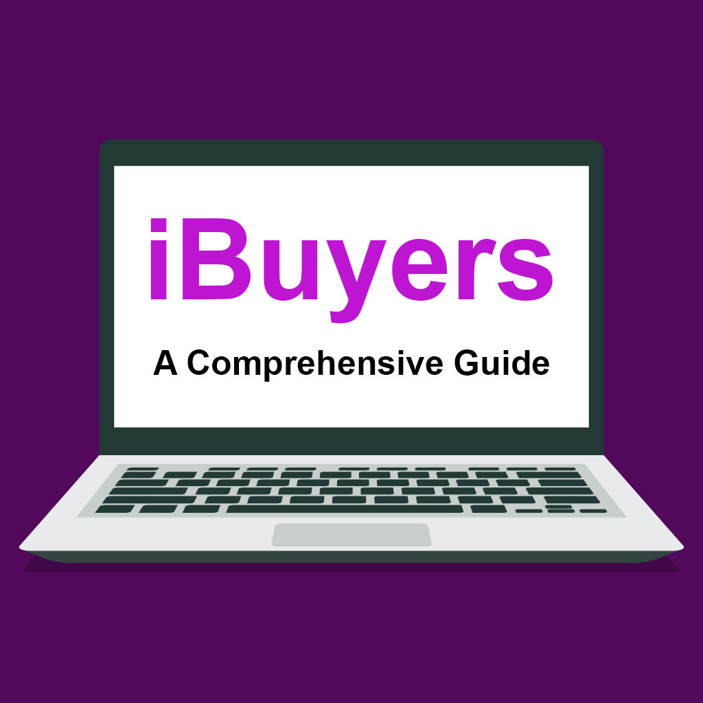 Illustrated laptop with text iBuyers a Comprehensive Guide